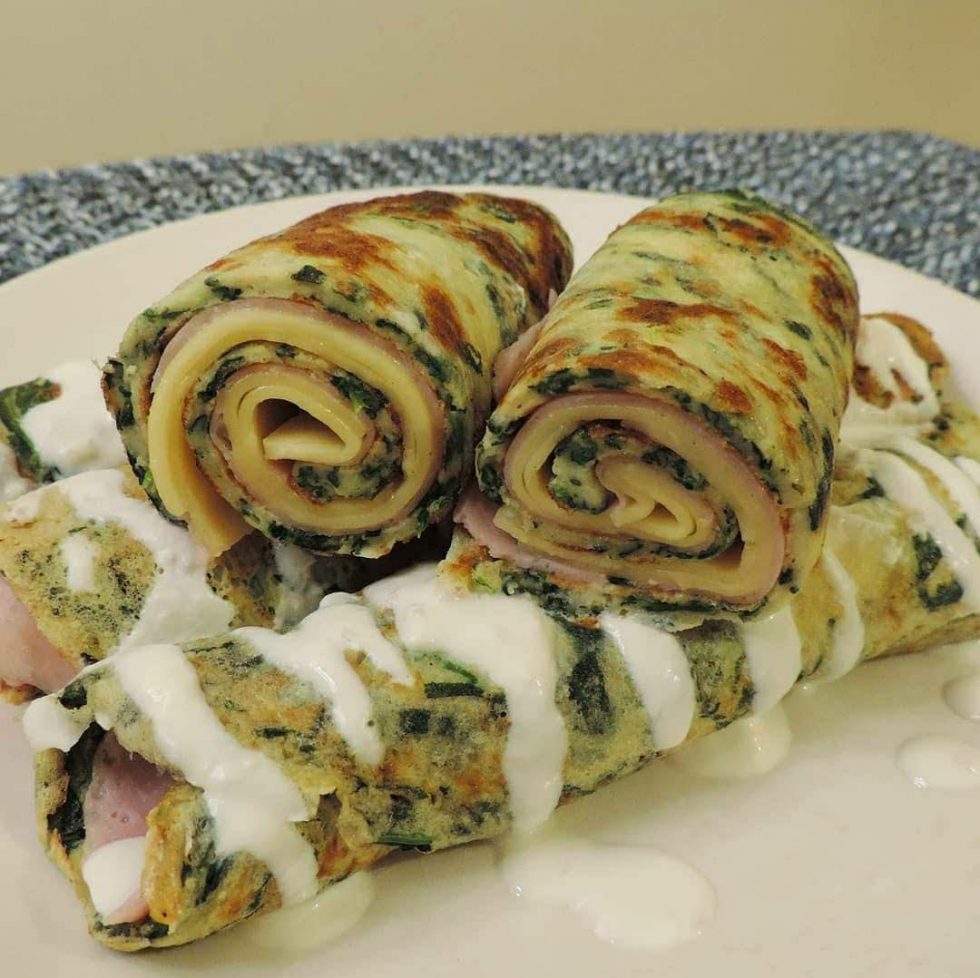 Panqueques de espinaca sin gluten Gluten Freak